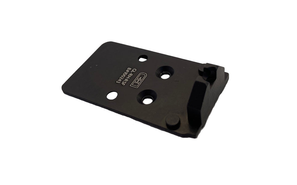 Plaquette adaptatrice Glock MOS RSF hausse intégrée pour Trijicon RMR / Holosun 407C / 507C / 508T - CH Precision-T.A DEFENSE