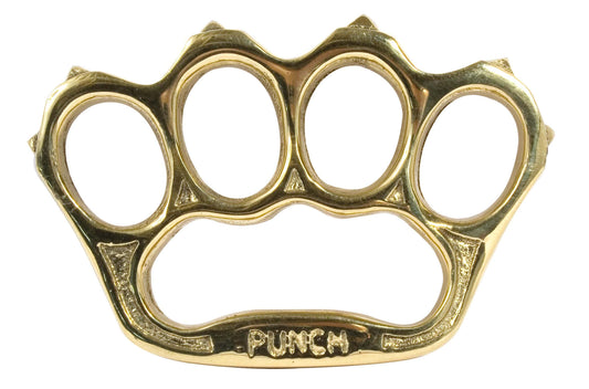 Poing américain Punch Laiton poli-T.A DEFENSE