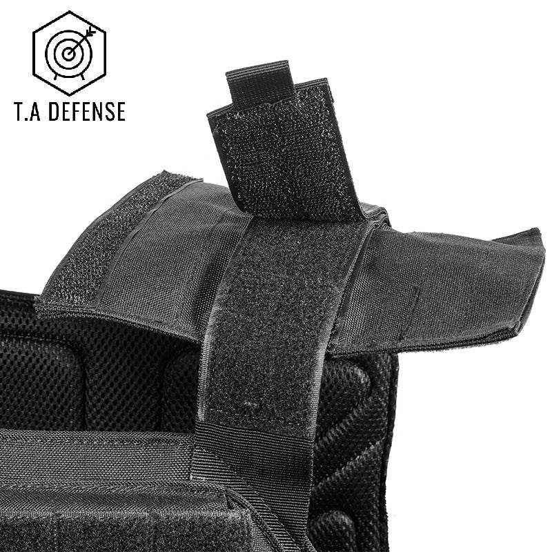 Porte-plaque pare balle TA Défense® Cuirassier™ 1000D Noir-T.A DEFENSE