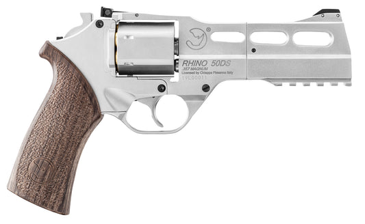 Revolver à air comprimé 50 DS 4.5mm Cal. 177 CO2 <3,5J Nickel - Chiappa RHINO-T.A DEFENSE
