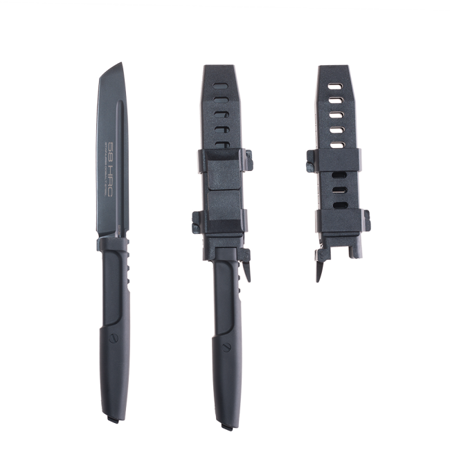Couteau à lame fixe Mamba black - Extrema Ratio-T.A DEFENSE