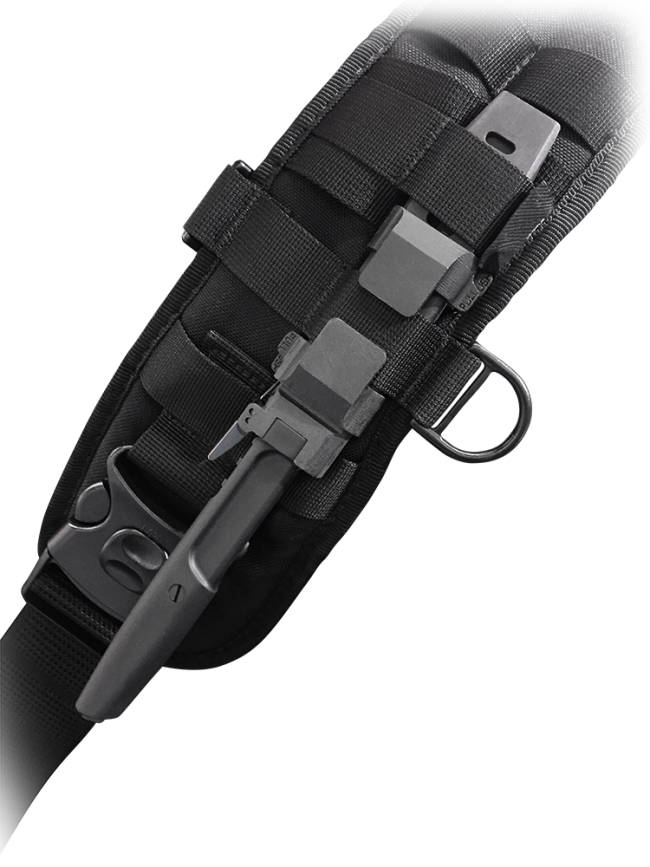 Couteau à lame fixe Mamba black - Extrema Ratio-T.A DEFENSE