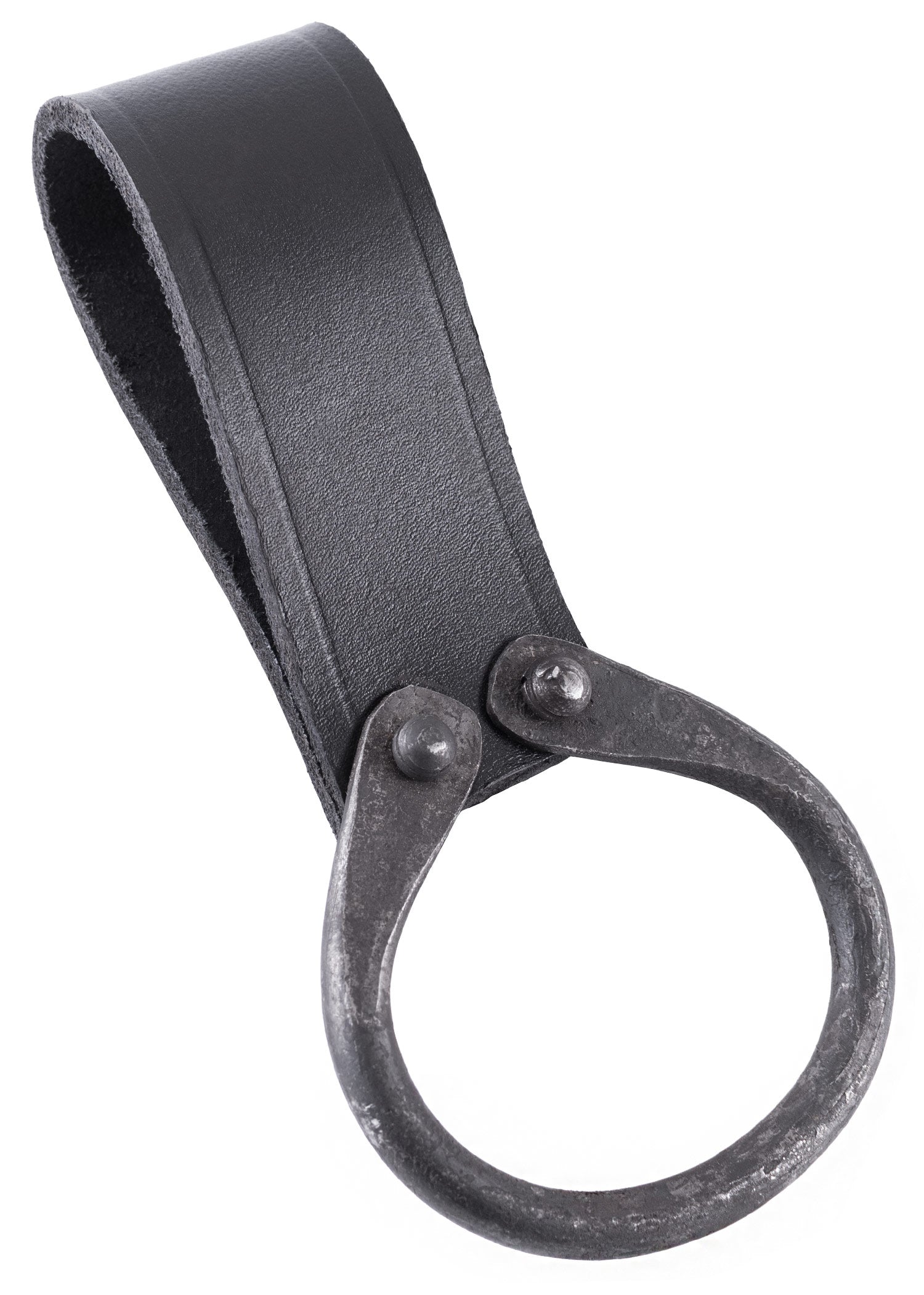 Porte-ceinture pour haches et tomahawks en cuir avec anneau forgé-T.A DEFENSE