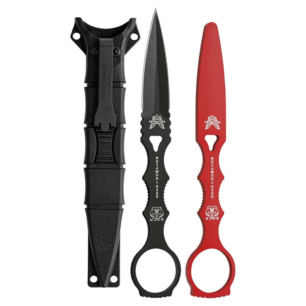 Couteau à lame fixe 176BK-COMBO SOCP - Benchmade-T.A DEFENSE