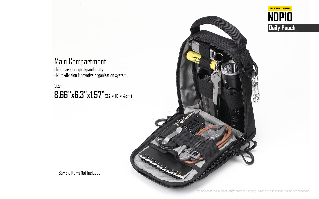 Sac militaire tactique NUP20 - Nitecore-T.A DEFENSE