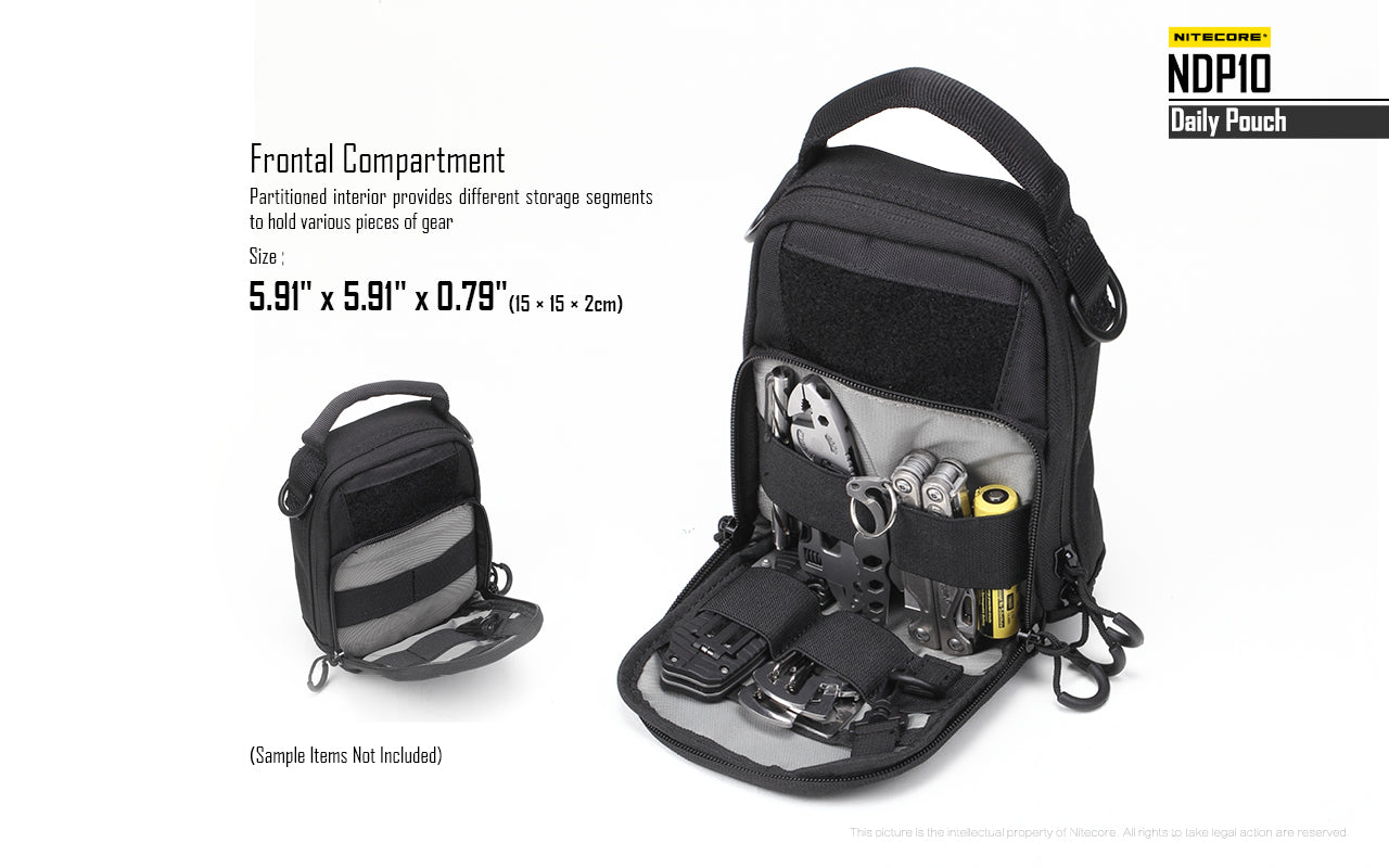 Sac militaire tactique NUP20 - Nitecore-T.A DEFENSE