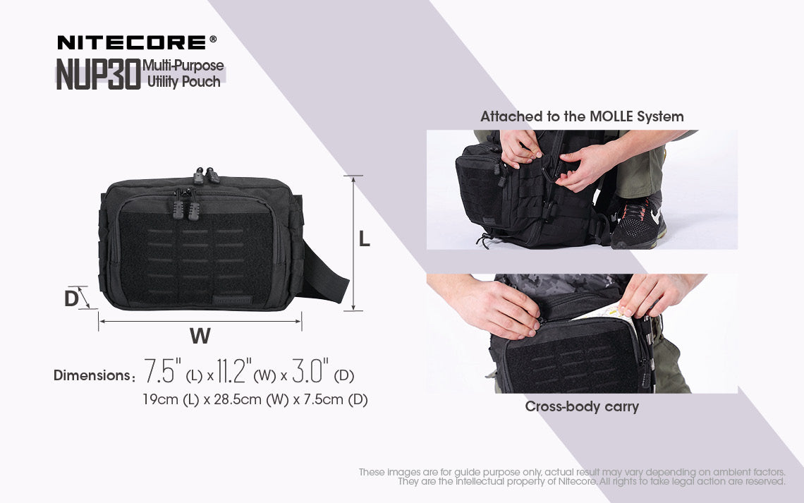 Sac militaire NUP30 - Nitecore-T.A DEFENSE