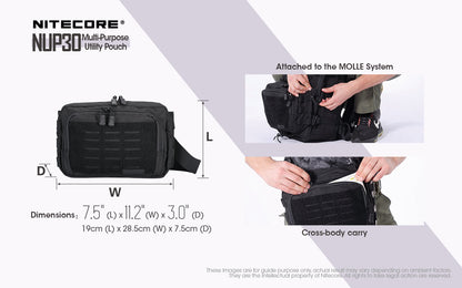Sac militaire NUP30 - Nitecore-T.A DEFENSE