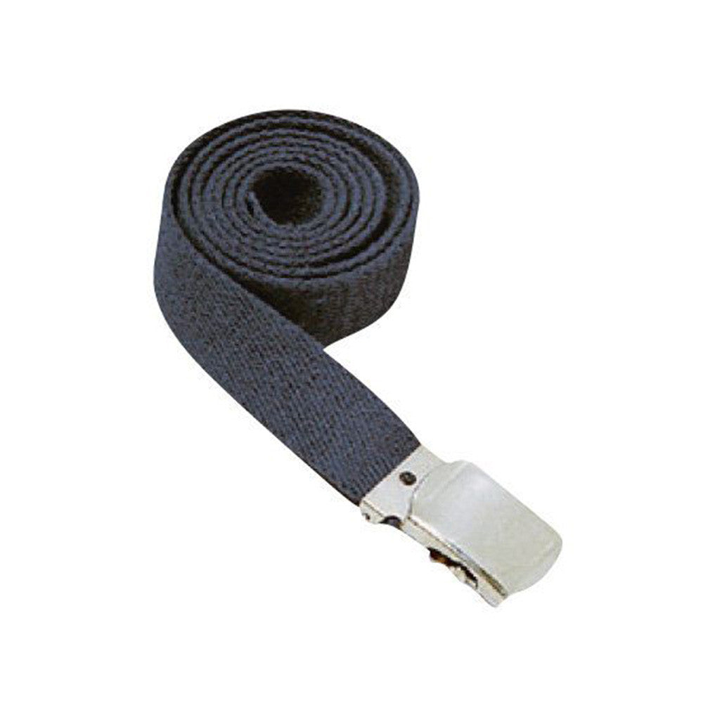 Ceinture boucle chromée 30 mm bleu marine - T.O.E-T.A DEFENSE