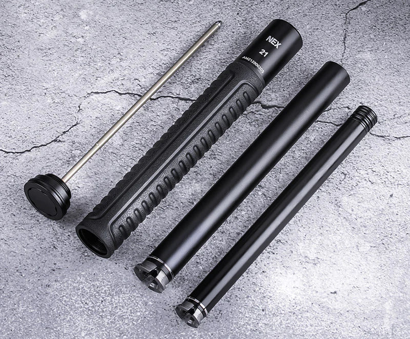 Bâton de défense télescopique renforcé N28C - Nextorch-T.A DEFENSE
