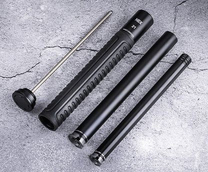 Bâton de défense télescopique renforcé N28C - Nextorch-T.A DEFENSE