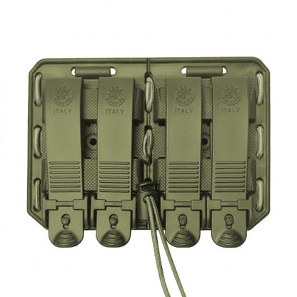 Porte-chargeur double Bungy 8BL tan pour M4/AR15 - Vega-T.A DEFENSE