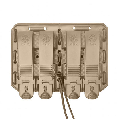 Porte-chargeur double Bungy 8BL tan pour M4/AR15 - Vega-T.A DEFENSE