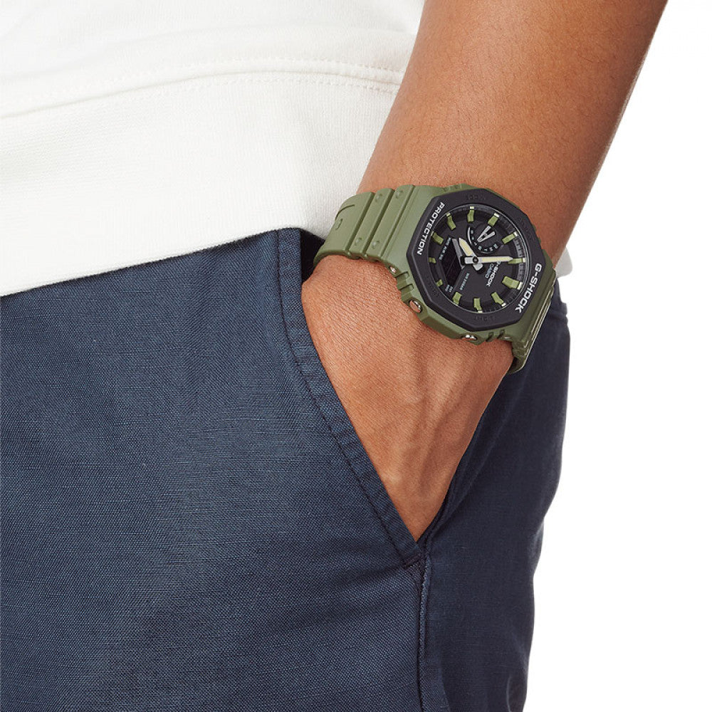Montre Classic GA2110SU verte - GShock-T.A DEFENSE