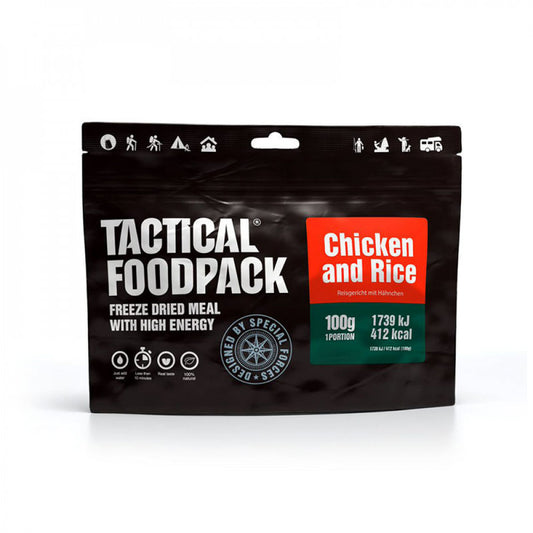 Ration de survie - Poulet et riz - Tactical Foodpack-T.A DEFENSE