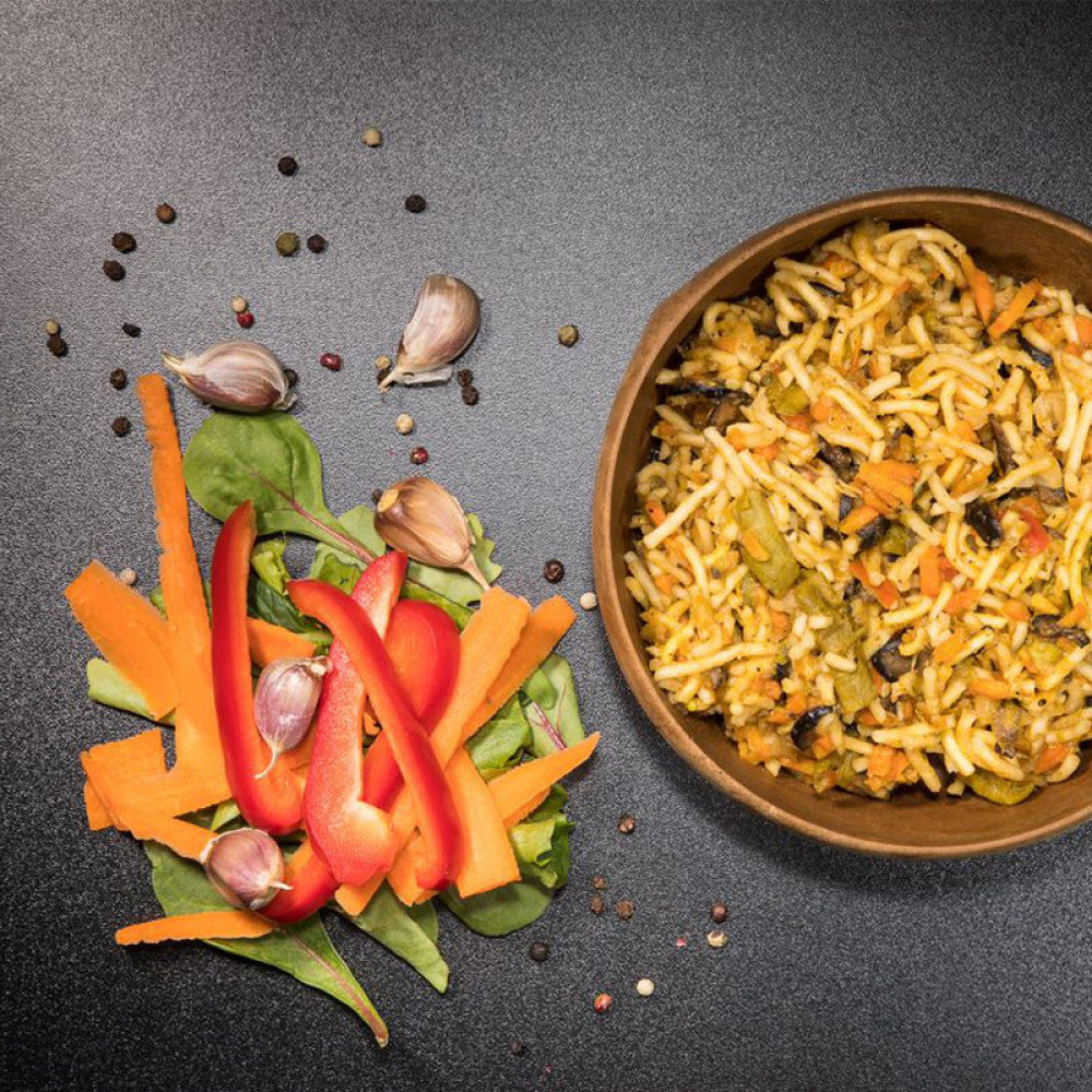 Ration de survie - Wok de légumes et nouilles-T.A DEFENSE