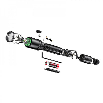 Lampe tactique rechargeable XT11R LED 1300 Lumens - Klarus-T.A DEFENSE