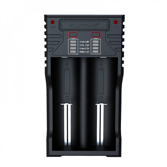Chargeur pour 2 batteries rechargeables - Klarus-T.A DEFENSE
