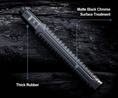 Bâton de défense télescopique renforcé N28C - Nextorch-T.A DEFENSE