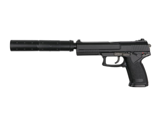 Réplique airsoft MK23 Special Operation GAZ + Silencieux canon 0.7J - ASG-T.A DEFENSE