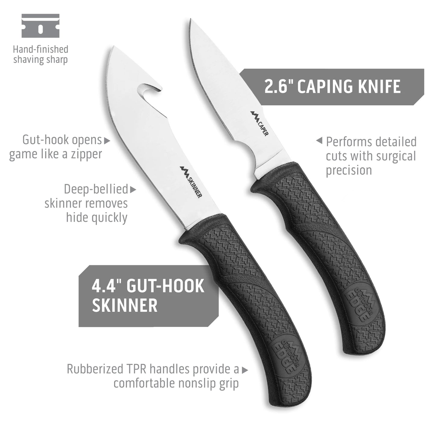 Set de couteaux Butcher Lite - Outdoor Edge-T.A DEFENSE