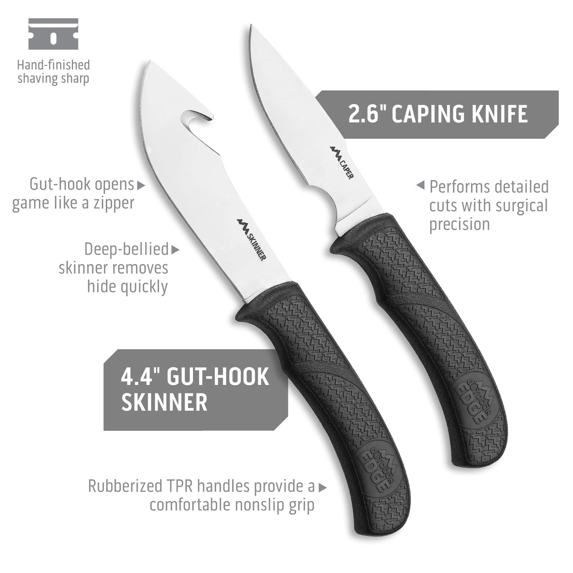 Set de couteaux Butcher Lite - Outdoor Edge-T.A DEFENSE