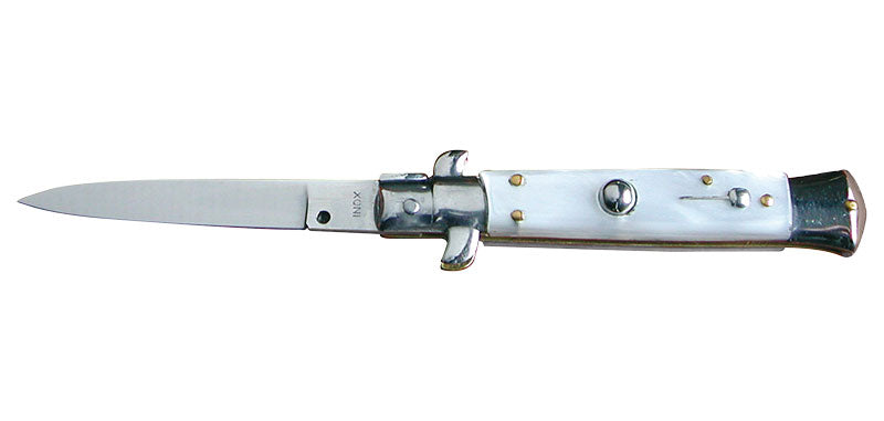 Couteau automatique Auto Stilleto Nacre - Consorzio-T.A DEFENSE