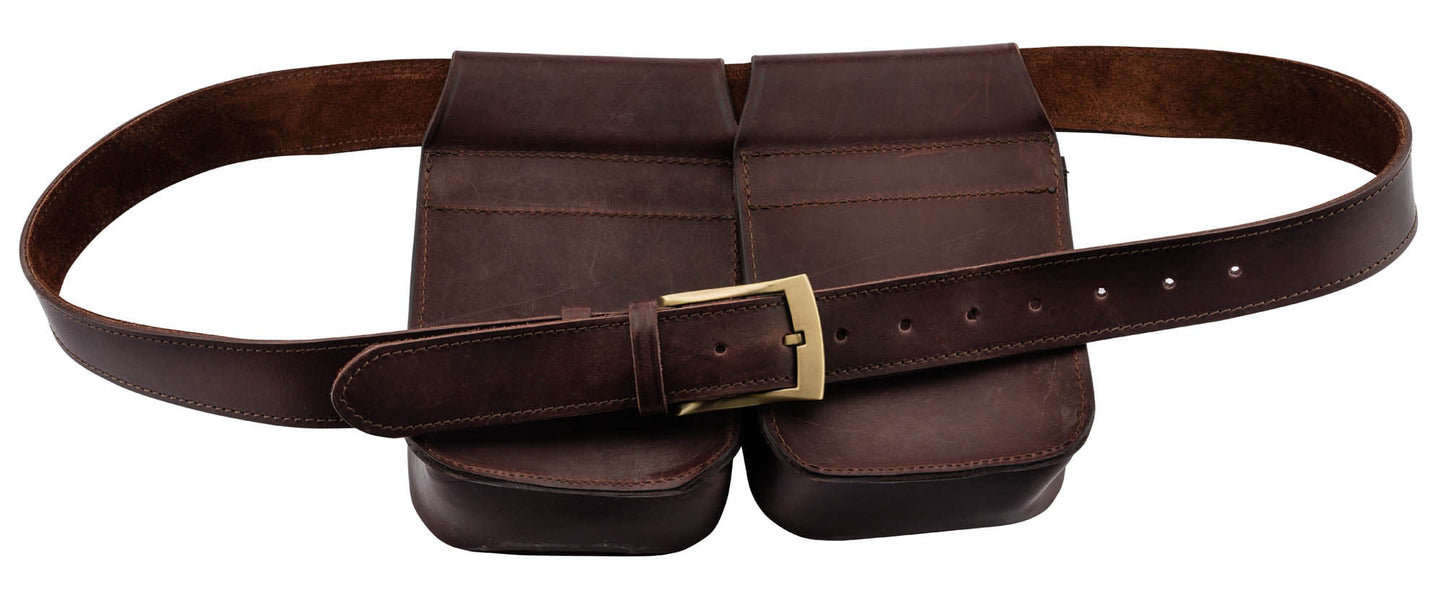 Ceinture cartouchière ou ball trap en cuir-T.A DEFENSE
