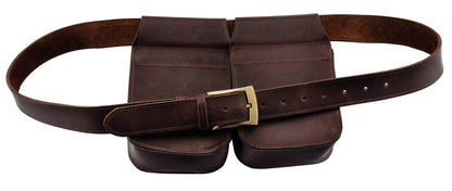 Ceinture cartouchière ou ball trap en cuir-T.A DEFENSE