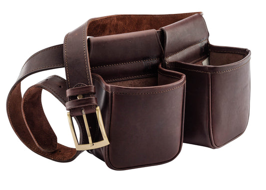 Ceinture cartouchière ou ball trap en cuir-T.A DEFENSE