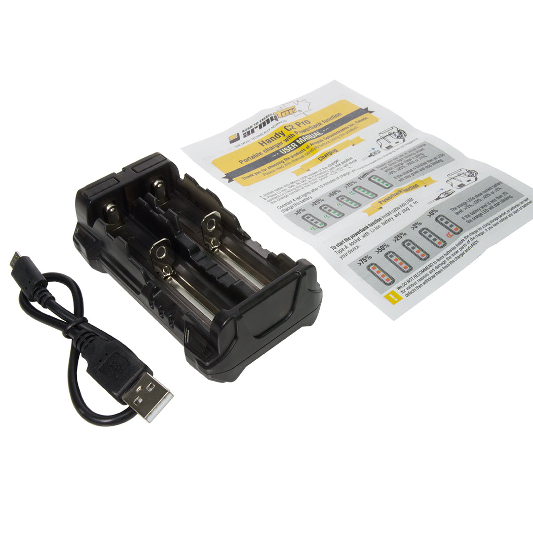Chargeur de batteries et piles Handy C2 Pro - Armytek-T.A DEFENSE