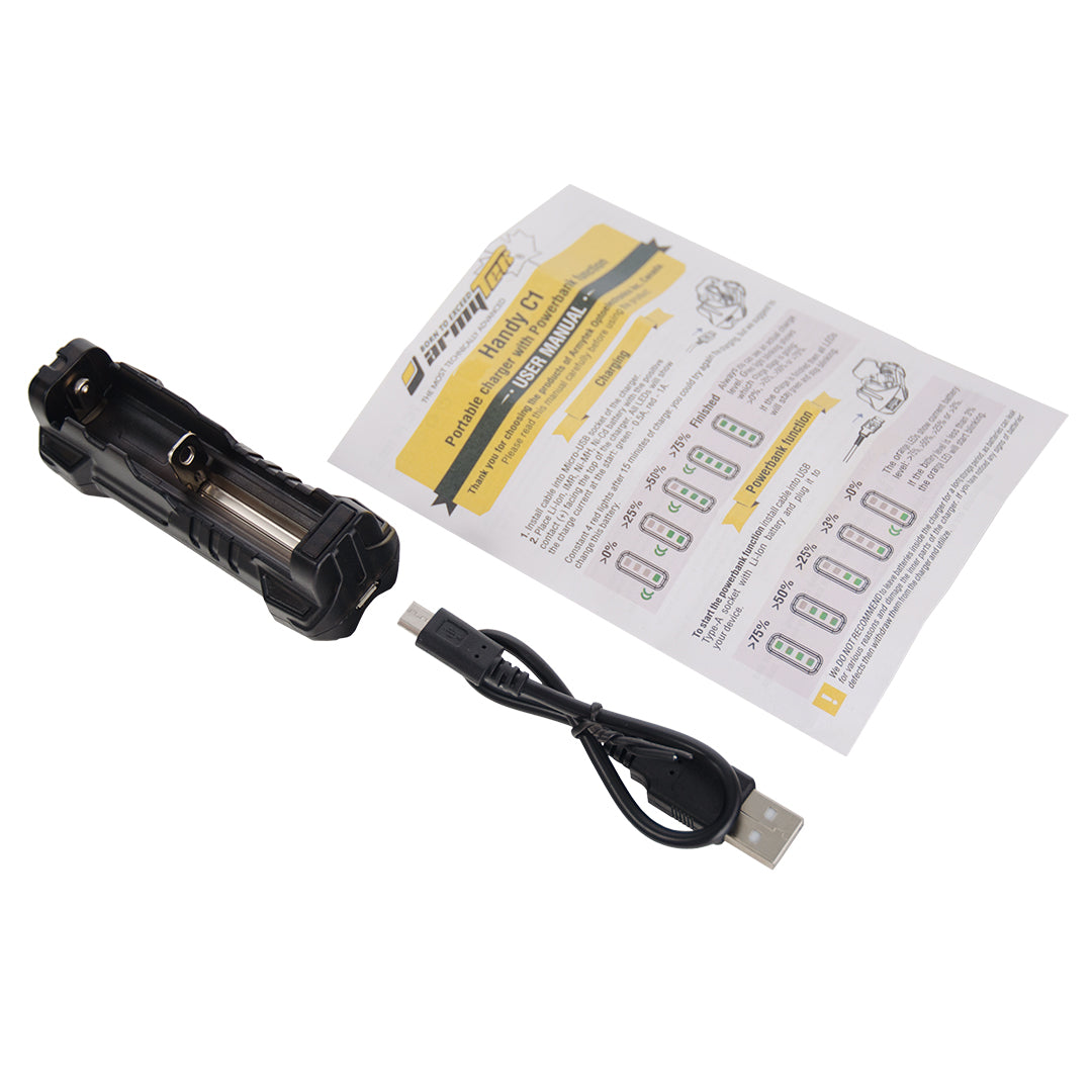 Chargeur de batteries et piles Handy C1 Pro - Armytek-T.A DEFENSE