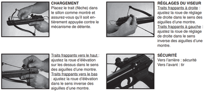 Mini arbalète pistolet CF115 - Shoot Again-T.A DEFENSE