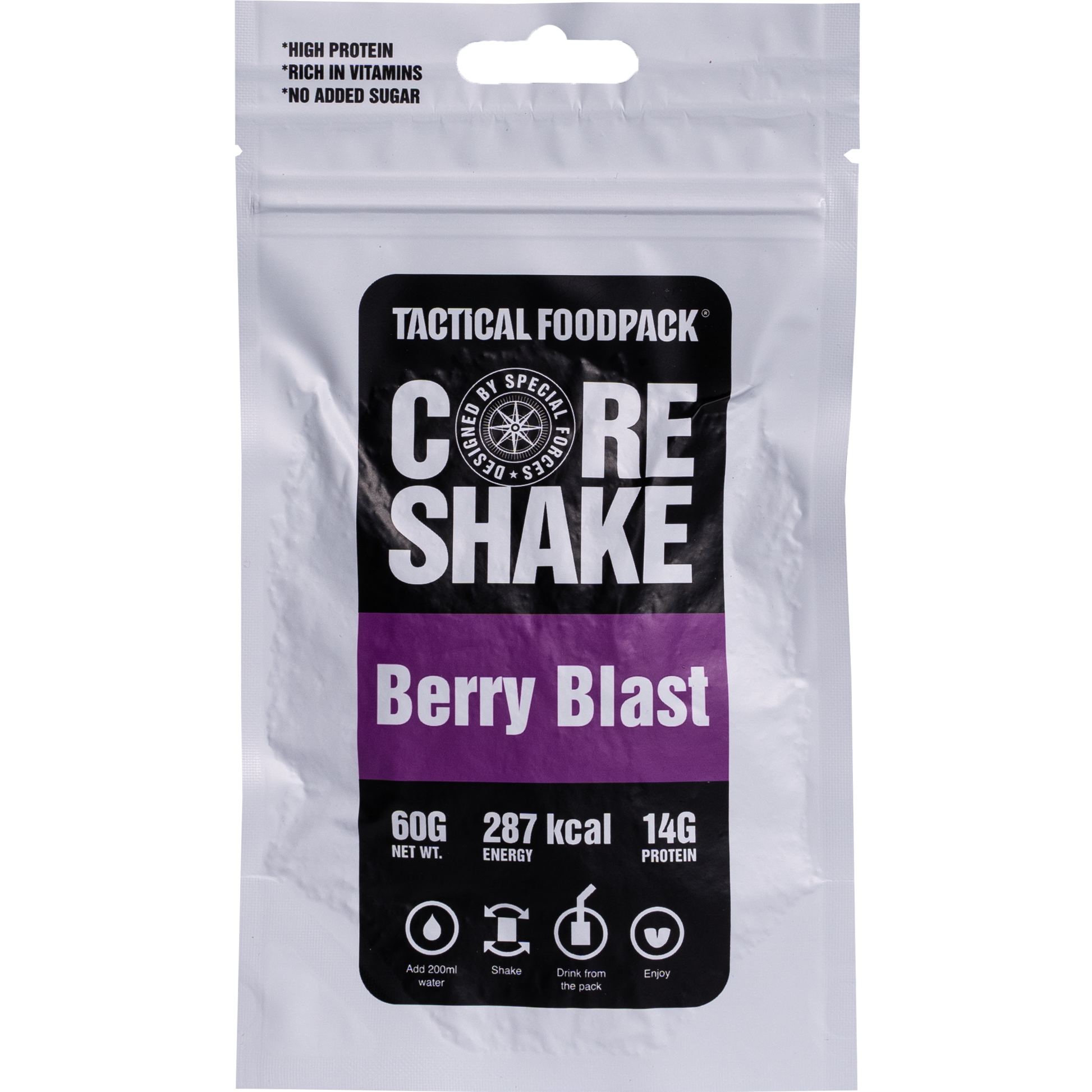 Boisson protéinée aux fruits rouges - Tactical Foodpack-T.A DEFENSE