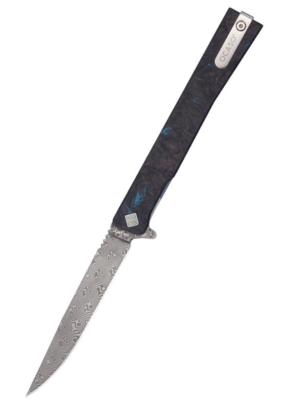 Couteau pliant Solstice Damascus - Ocaso-T.A DEFENSE