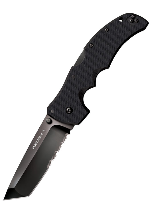 Couteau pliant à lame mixte Recon 1 Tanto - Cold Steel-T.A DEFENSE