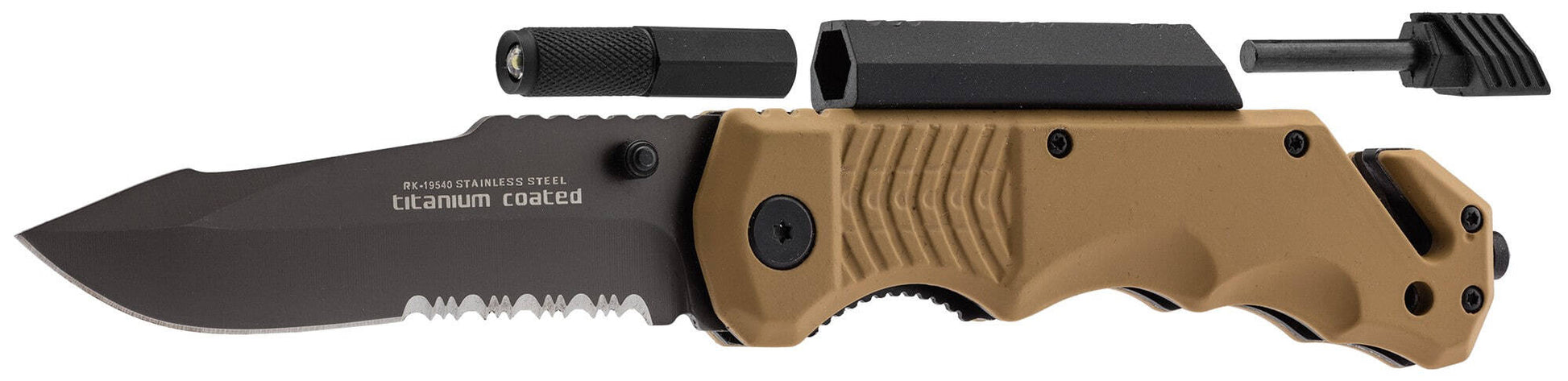 Couteau pliant tactique de survie - K25-T.A DEFENSE