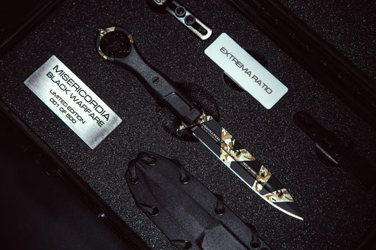 Couteau Misericordia Edition limité Black Warfare - Extrema Ratio-T.A DEFENSE