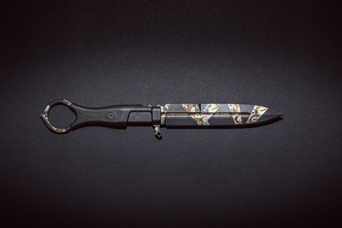 Couteau Misericordia Edition limité Black Warfare - Extrema Ratio-T.A DEFENSE