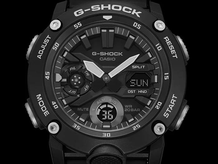 Montre GA-2000S noir - G-Shock-T.A DEFENSE