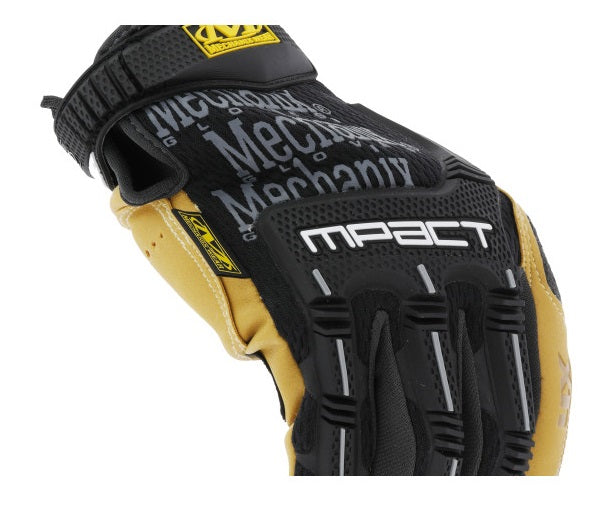 Gants M-Pact Material 4X noir et marrons - Mechanix-T.A DEFENSE