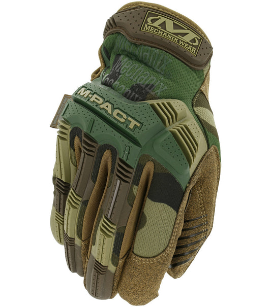 Gants M-Pact covert renforcés woodland camo - Mechanix-T.A DEFENSE