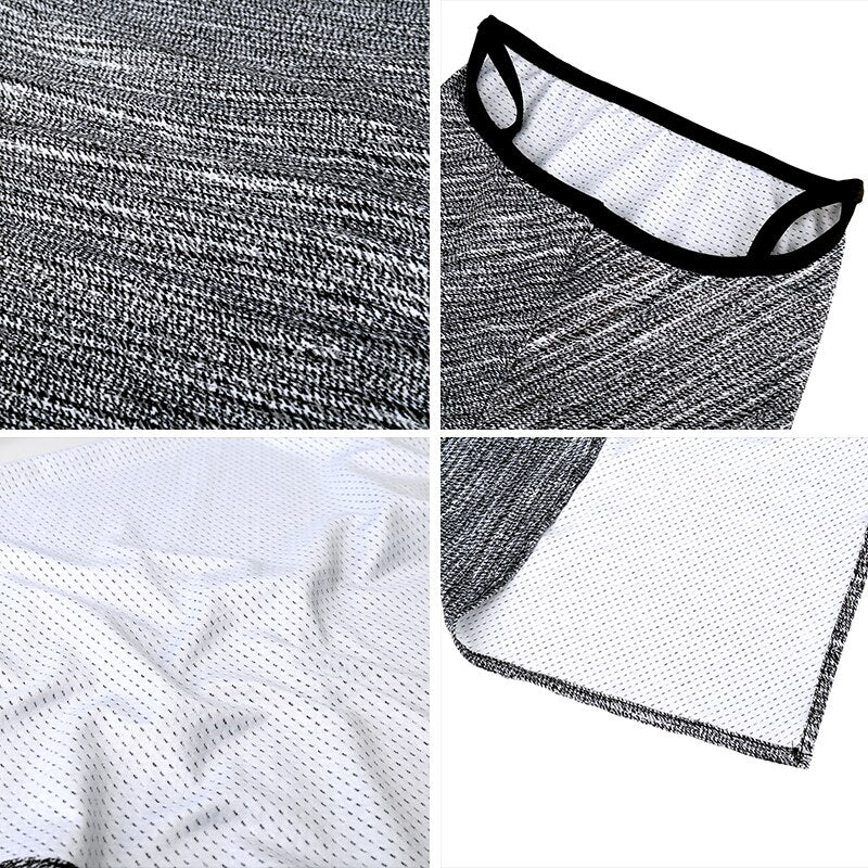 Echarpe masque respirant - noir et blanc-T.A DEFENSE
