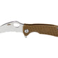 Couteau pliant Claw Large Tan - Honey Badger-T.A DEFENSE