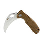 Couteau pliant Claw Large Tan - Honey Badger-T.A DEFENSE