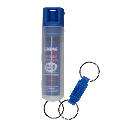 Spray au poivre porte-clés avec marqueur bleu - SABRE RED-T.A DEFENSE