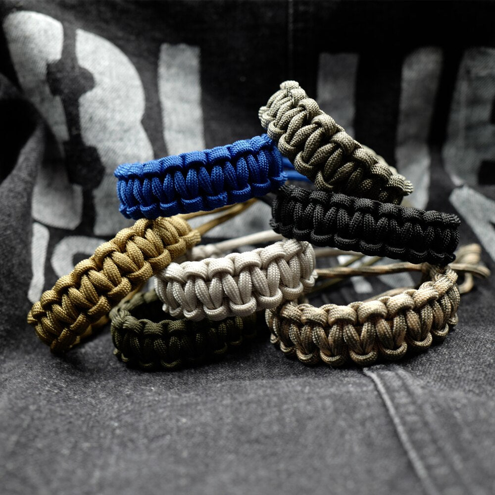 Bracelet de survie en paracorde, 17 cm à 25 cm-T.A DEFENSE