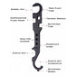 Clé de démontage AR-15/M4/M16 Ranch™ par TA Defense®-T.A DEFENSE