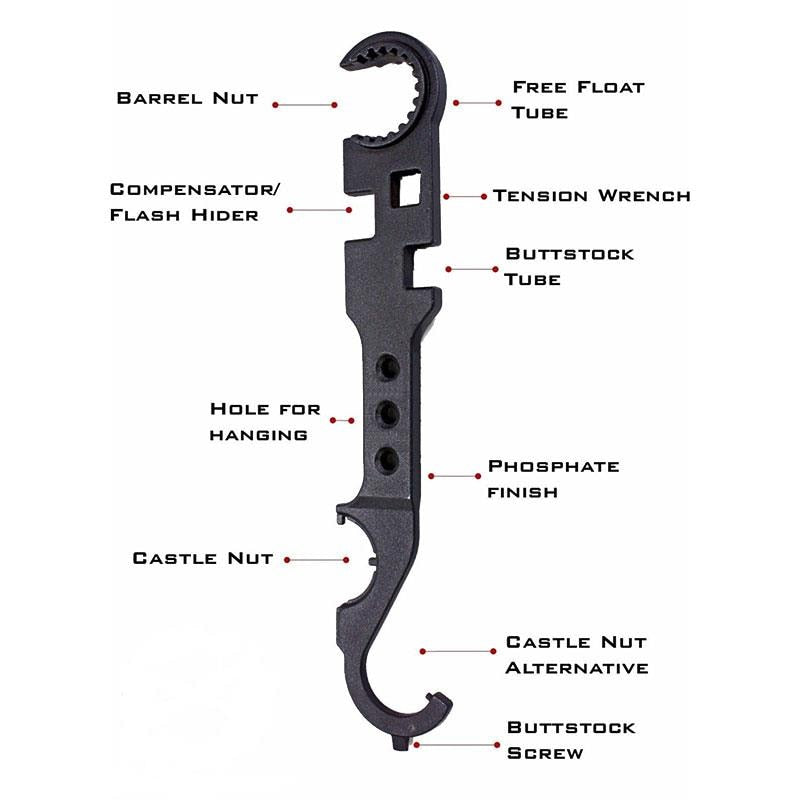 Clé de démontage AR-15/M4/M16 Ranch™ par TA Defense®-T.A DEFENSE