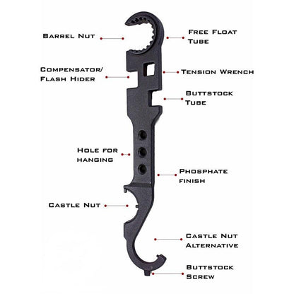 Clé de démontage AR-15/M4/M16 Ranch™ par TA Defense®-T.A DEFENSE